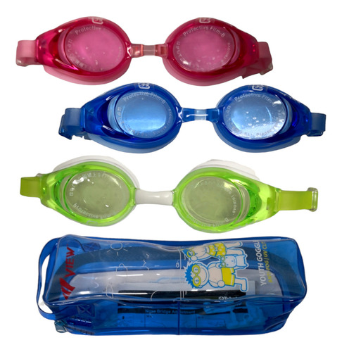 Goggles De Natación Para Niño/a Color Azul