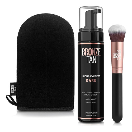 Kit De Autobronceador Bronceado Oscuro Totalmente Natural D