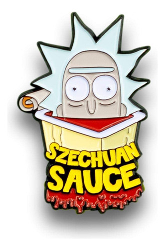 Rick And Morty Szechuan - Pin De Salsa Szechuan Pequeno Meta