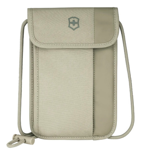 Victorinox Cartera De Seguridad Travel Essentials Neck Pouch Color Beige Diseño de la tela Liso