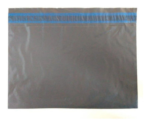60x40 250 Saco Mercado Envios Envelope Plastico Envio Cinza