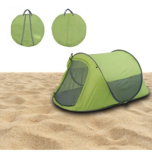 Carpa Camping Auto Armable Con Mosquitero Y Sobre Para Playa