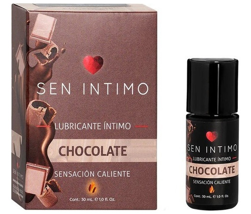 Lubricante Intimo Vaginal 30 Ml Sensacion Caliente Chocolate