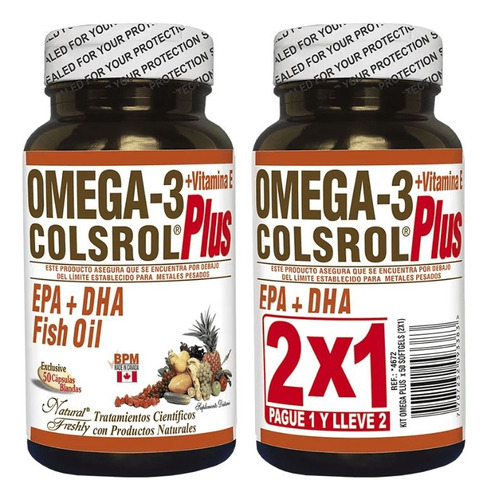 Omega 3 Colsrol Plus Natural Freshly X100 