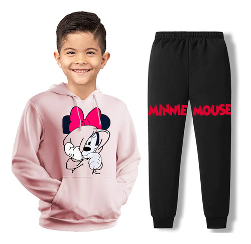 Buzo Y Pantalón Para Niñas/os- Minnie Mouse- Animacion