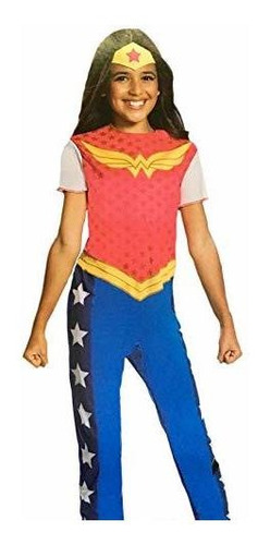 Dc Super Hero Girls Wonder Woman Costume - Pequeño (tamaño 4