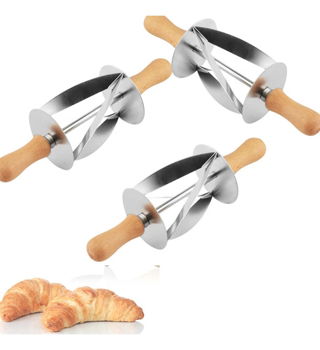 Cuchillo Para Enrollar Croissant, 3 Piezas