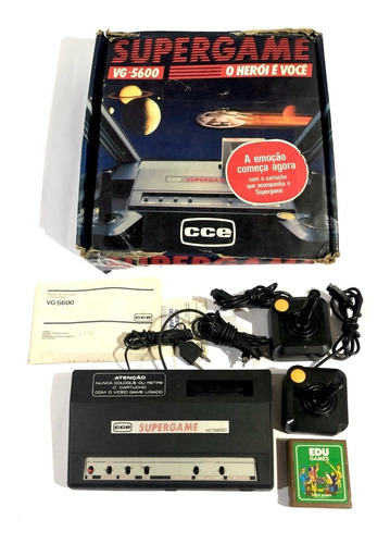 Atari Cce Vg-5600 Supergame 1985 Consola En Caja 2 Joystick