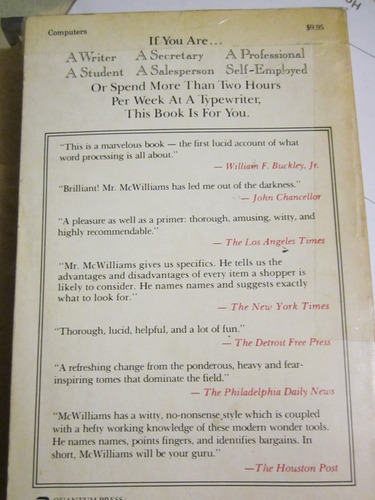 The Word Processing Book Historia Informática (Usado)
