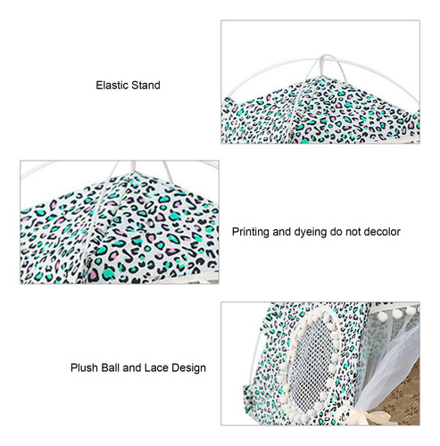 Carpa Plegable Para Mascotas, Lavable, Elegante Caseta Para