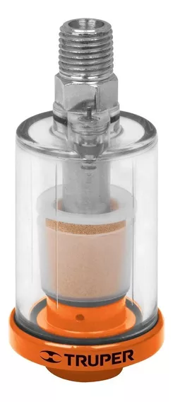  Filtro Separador De Agua Aceite Para Compresor Truper 19027 Color Naranja