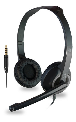 Imagen 3 de 5 de Audífono Con Micrófono Microlab Headset 3.5