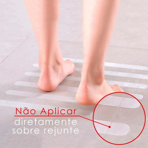 Kit 2 Faixa Tração Antiderrapante Preto 10m Para Escada Piso