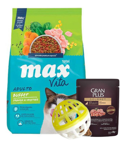 Comida Max Gato Buffet 8 Kg + Obsequio