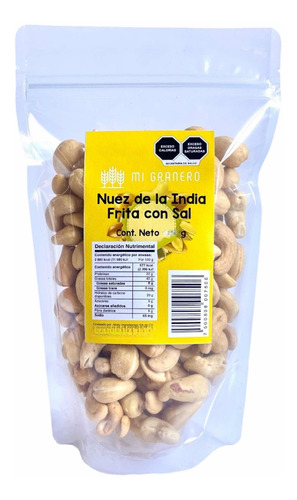 Nuez De La India Con Sal Premium 250 G