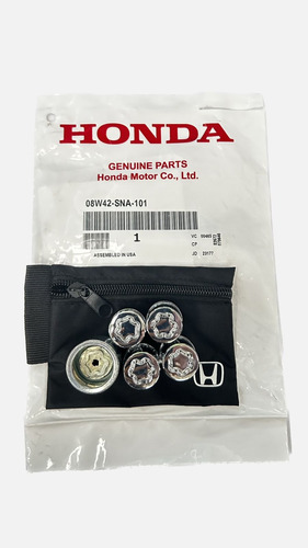 Birlos De Seguridad Honda Original Accord, Civic. Cr-v, Etc.