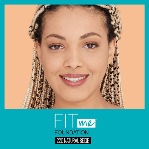 Base De Maquillaje Líquida Maybelline Fit Me Matte 220 Natur