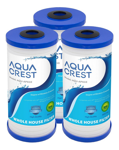 Aquacrest Ap810 Filtro De Agua Para Toda La Casa, Reemplazo 