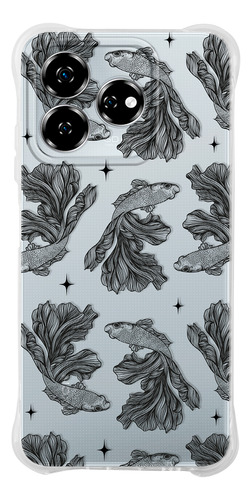 Funda Para Zte Pez Beta Patrón Antigolpes Case Anticaidas