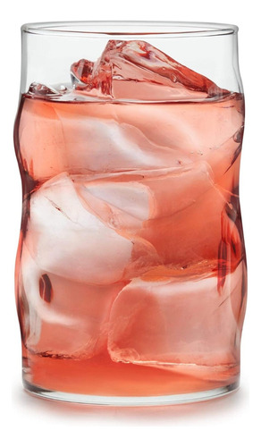 Vasos Juego 8 Piezas Crisa Libbey Lava 473 Ml De Vidrio
