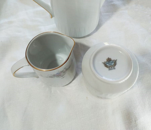 Porcelana Tsuji Juego De Café 9 Piezas Industria Argentina