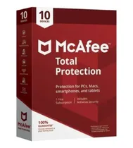 Comprar Mcafee Total Protection 10 Dispositivos 1 Año Digital
