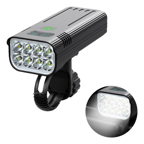 De Luz Delantera Para Bicicleta, Lámpara Frontal 10000ma