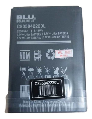Bateria Blu C5 Plus C835842220l Nueva Y Original 
