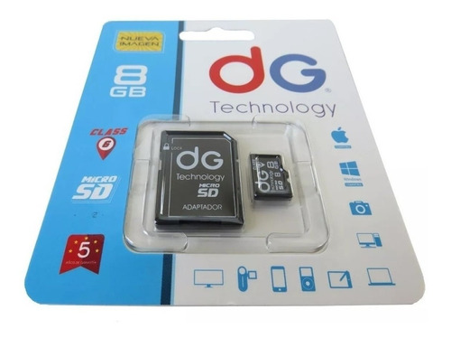Memoria Micro SD DG 8Gb