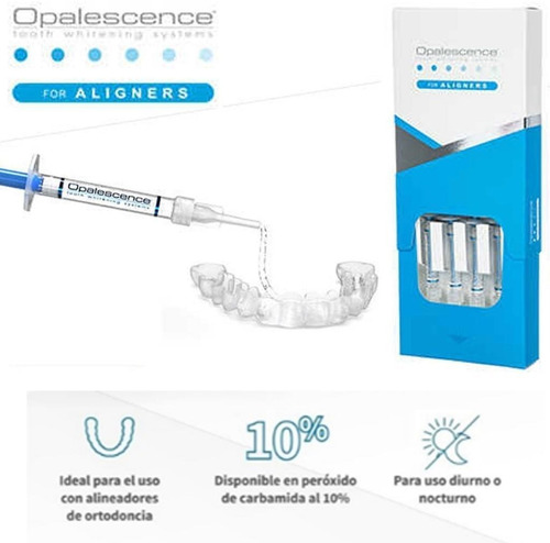 Blanqueamiento Para Alineadores Opalescence 10% X 4 Jeringas