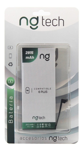 Bateria Para iPhone 6 Plus A1522 A1524 A1593 Ngtech 2915 Mah