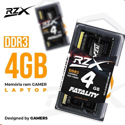 Imagem 5 de 7 de Memória Notebook Rzx 4gb Ddr3 1333mhz Cl9 Sodimm Original