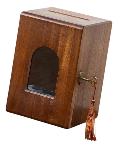 Hucha Caja De Almacenamiento De Dinero Con Cerradura Y