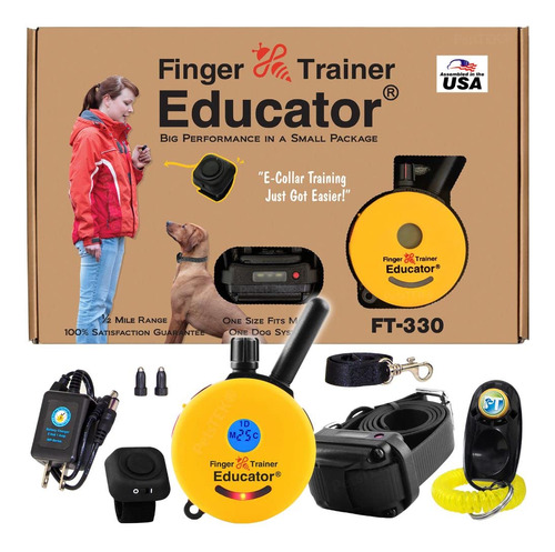 Educator E-collar Ft-330 - Entrenador De Dedos A Distancia .