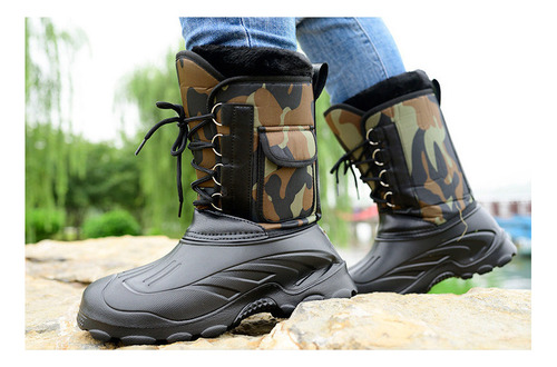 U Botas De Nieve Impermeable Pesca Protección Contra El Frío