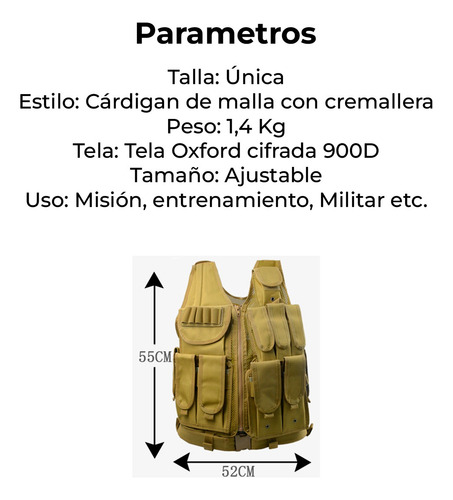 Chaleco Táctico De Transporte De Suministros Varios Diseños