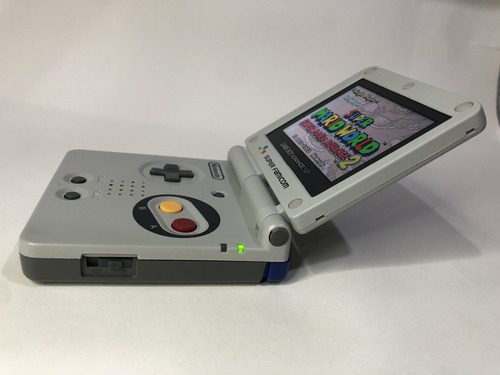 Gameboy Advance Sp Mod Pantalla Ips 8 Brillos 6 Mod Color Snes (Usado)