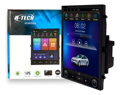 Kit Multimidia Gm Cruze 15 A 17 Tesla 9.7 Pol Android 2/32gb Cor Preto