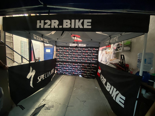 Toldo Publicitario Con Back Y Laterales 2x2mts Personalizado
