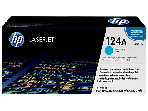 Toner Hp 124a Cyan Q6001a Hp Laserjet 1600 2605 Cm1015 6001