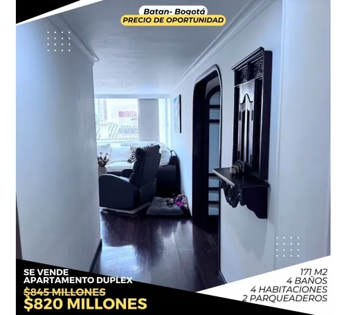 Venta Apartamento Duplex Batan Bogota Ubicación Privilegiada