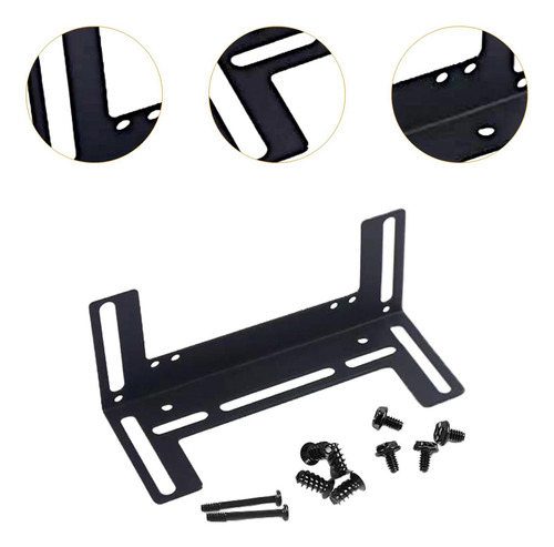 Soporte De Montaje En Rack Para Enfriador De Cpu, Negro