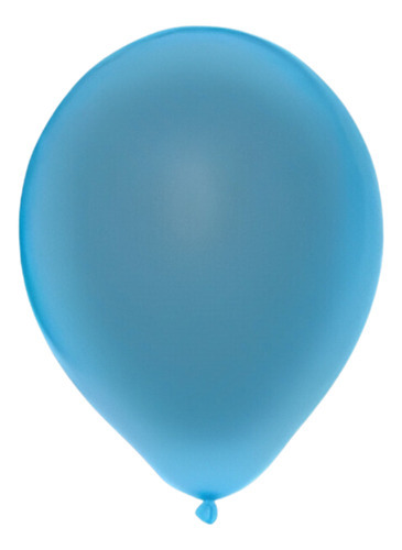 Balão Bexiga Neon 16 Polegadas Brilha Escuro 12 Unidades Cor Neon Azul