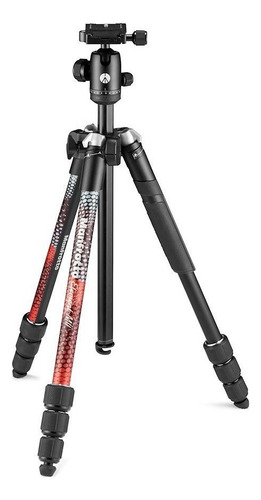 Trípode Manfrotto Element Mii Con Cabezal Bola (italy) * Color Rojo