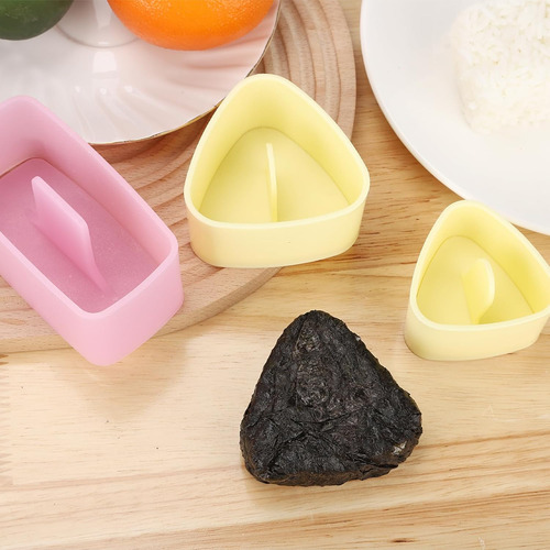 Kit De Moldes Para Onigiri Incluye Cuchara Y Moldes Triangul