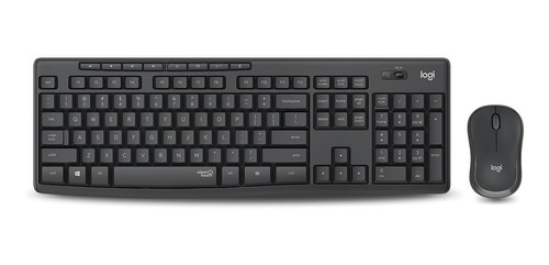 Teclado + Mouse Logitech Silencioso Mk295 Inalámbrico Negro