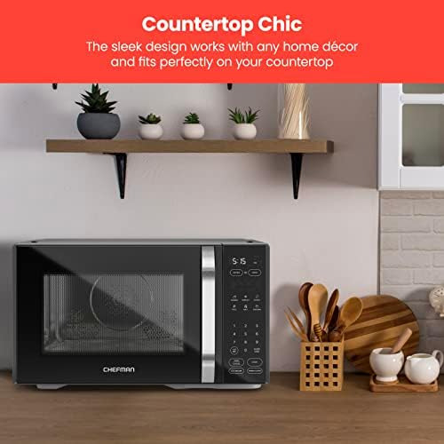 Horno Microondas Digital Para Encimera Chefman Microcrisp, C