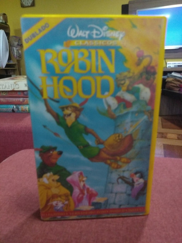 Fita Vhs Robin Hood Clássicos Disney Funcionando 