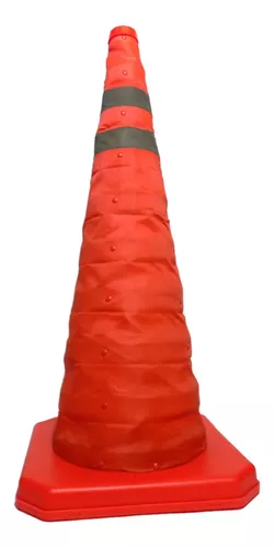 Cono de Señalización Naranja con Reflejante de 71 cm – Antiestatic