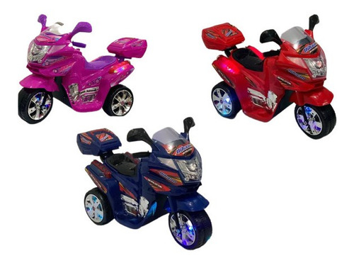 Moto Electrica Para Niños Con Batería Recargable